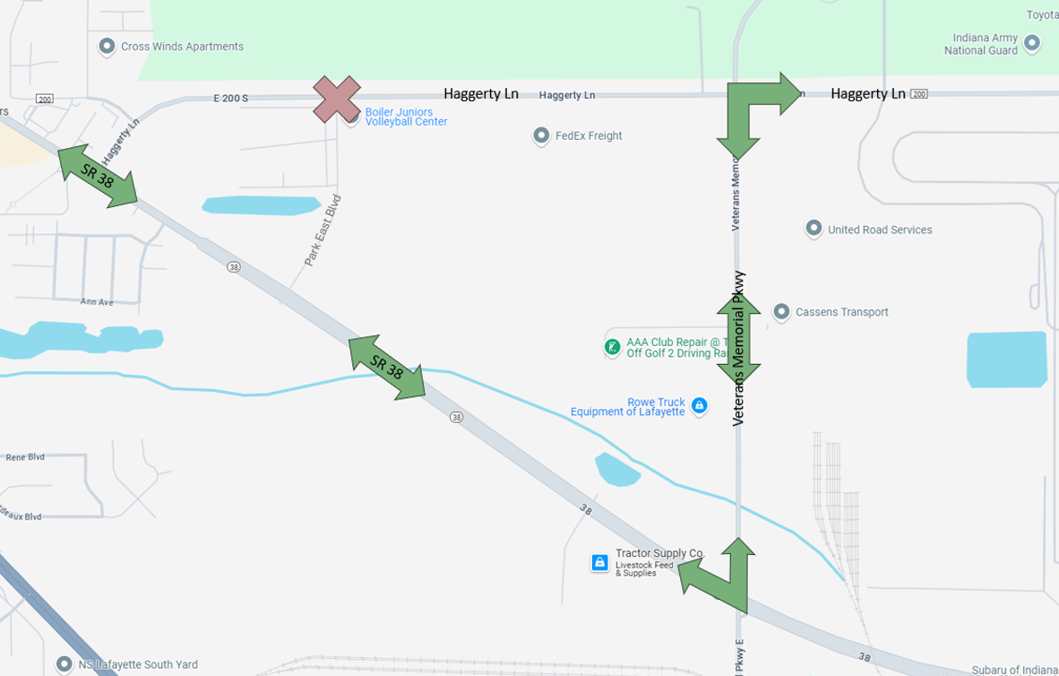 Haggerty Lane Closure April 2025