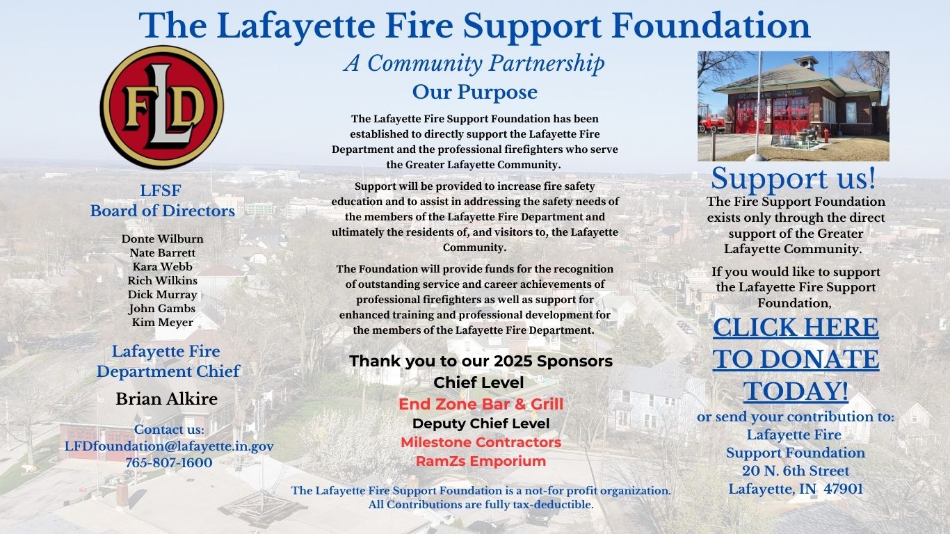 Lafayette Fire Department Support Foundation Information