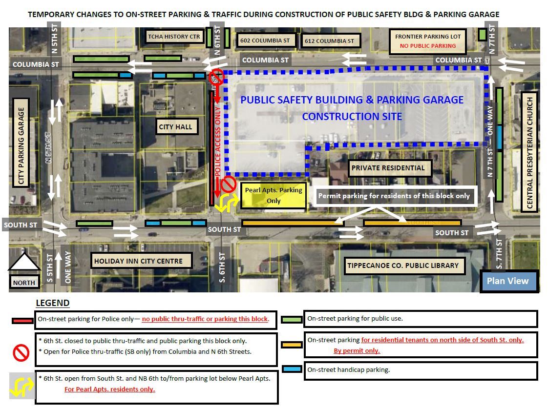 Temporary Parking Changes Map Opens in new window