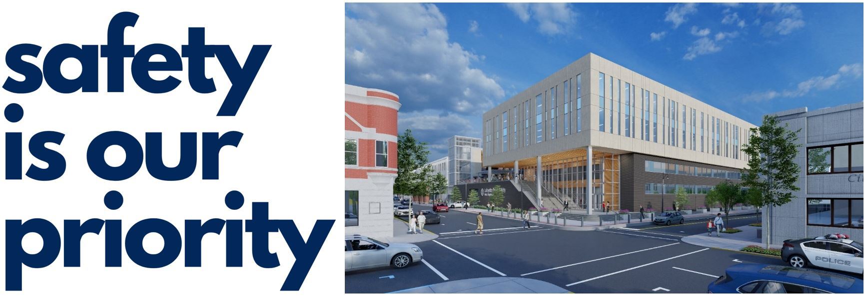 Banner with rendering